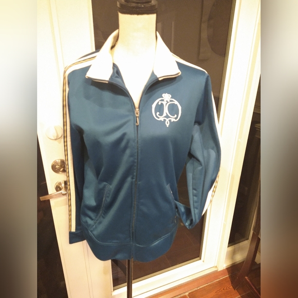 Y2K Juicy Couture Teal Womens Jacket Size XL - Picture 2 of 4